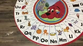 Clifford, the big red dog puzzle A B C Puzzle game.￼