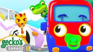 Baby Truck's First Driving Test | Gecko's Garage | Rob the Robot & Friends - Funny Kids TV