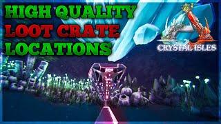 Ark | Crystal Isles | Quality Loot crate / Blueprint locations