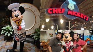 Chef Mickey's Dinner buffet 2023