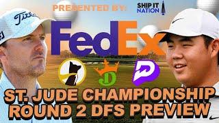 Fedex St Jude Round 2 DFS Preview + Live chat: Draftkings Showdown, Top Underdog + Prize Picks Props