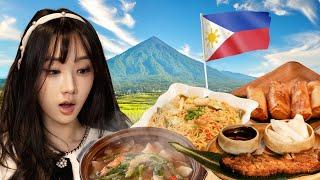 Korean Pop Singer tries Filipino Sinigang for the First Time (ft. Shin Jiyoon)