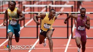 Grant Holloway puts up DOMINANT display in men's 110m hurdles at Prefontaine Classic | NBC Sports