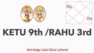 NEW INSIGHTS! KETU 9TH HOUSE/RAHU 3RD HOUSE