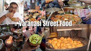 Varanasi Street Food | Kashi Chat Bhandar, Blue Lassi Shop, Ram Bhandar and more