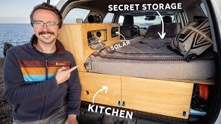 Cozy SUV Camper Conversion | 2+ Years on the Road | Modern 4Runner Overland Build