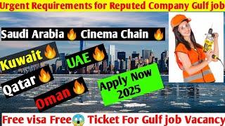 Urgently Requirements For Reputed Company In Kuwait Gulf Job Vacancy 2025 Oman  UAE Vacancy 2025