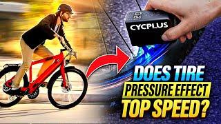 Tire Pressure vs Top Speed: Cycplus AS2 Pro Max