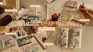 a cosy week in my life  unboxing ghibli merch, reading, journalling & stationery haul 