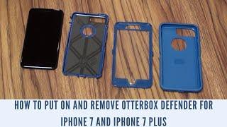 OtterBox Defender für iPhone 7 und iPhone 7 Plus aufsetzen und entfernen