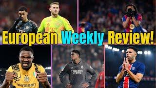 (ASMR) Barcelona & Bayern Munich Lose! Inter Make History! European Football Results | Soft Spoken