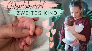WIEDER EINE SCHÖNE GEBURT! | Geburtsbericht von Baby Nummer 2 | Jelena Weber