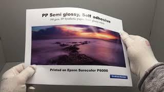 Grafisk-Handel PP Semi glossy, Selvklæbende