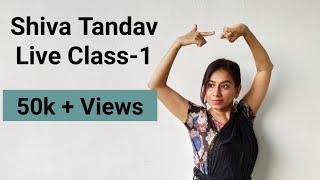 TANDAV | SHIVA STOTRAM | Live Class Bharatnatyam.