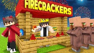 I Opened a FIRECRACKER Store for Diwali in Minecraft!