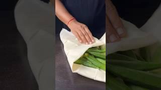 Spicy Bhindi Fry | No Onion No Garlic #cooking#shorts #recipe