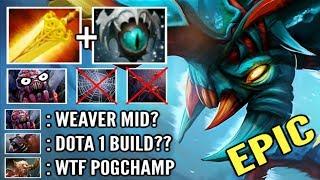 WTF RADIANCE WEAVER MID IS BACK! Imba Build vs Brood Epic Rank Gameplay by Bokerino Dota 2