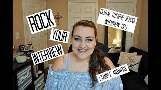 ROCK YOUR INTERVIEW! | DENTAL HYGIENE SCHOOL INTERVIEW TIPS