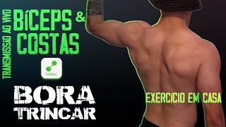 Treino de Bíceps e Costas Exercício em Casa | Bora30car