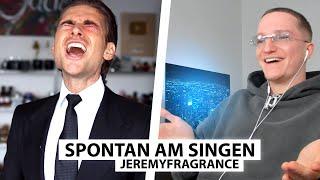 Justin reagiert auf Jeremy's spontane Gesangseinlage.. | Reaktion