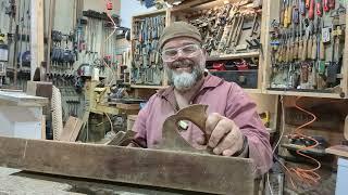 GIANT 67cm wooden handplane junk find