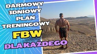 FBW darmowy trzy dniowy plan treningowy dla każdego na siłownie