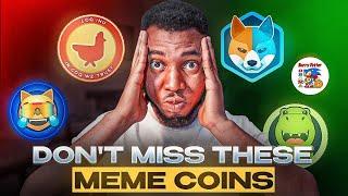 These MEME COINS Will EXPLODE in 2024 !!!!