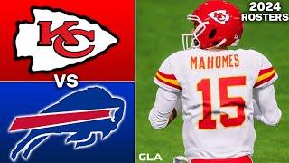 Chiefs vs. Bills Simulation | 2024 Rosters | Madden 23