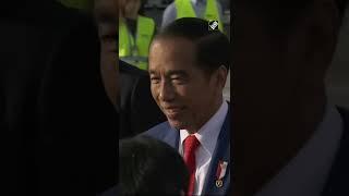 Indonesian President Joko Widodo arrives in Hiroshima for G7 Summit