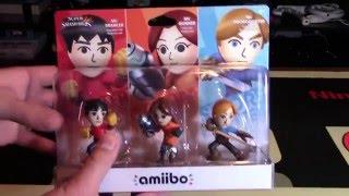Mii Fighter 3-Pack Amiibo Unboxing + Review | Nintendo Collecting