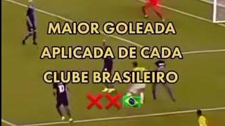 maior goleada de alguns times brasileiros #maiordobrasil #flamengo #goleada #maior goleada do mundo