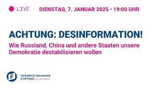 Achtung: Desinformation!