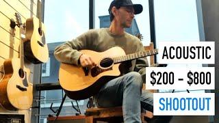 Price Range $200 -$800 EASTMAN vs EPIPHONE vs GUILD vs JN - Shootout Test Demo