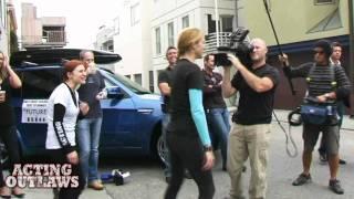 ACTING OUTLAWS - The LA La Ride Prep and Send Off - Katee Sackhoff, Tricia Helfer