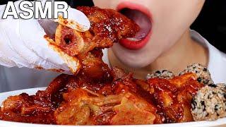 ASMR Spicy Beef Trotters *gelatinous* 매운 우족찜 먹방 Eating Sounds Mukbang