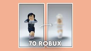 Getting robux for the first time!! 70 robux shopping spree!!!