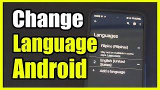 How to Change your Language on your Android Phone (Settings Tutorial)