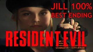 Resident Evil 1 - Jill 100% Walkthrough Best Ending (PS1)