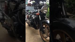 Woken up after five years ️ - Abandoned Honda  CB 400 motorbike getting start after five years