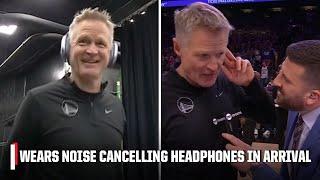 'I got nothing...'  Steve Kerr trolls Suns' DJ for being 'too loud' | NBA on ESPN