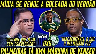 MÍDIA FICA DESORIENTADA com GOLEADA HISTÓRICA do PALMEIRAS! "VERDÃO AVASSALADOR" É UMA MÁQUINA!