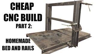 CNC build part 2: Homemade Base and Rails with cheap tools