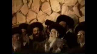 Bobov Rebbe Zt"l on Lag BaOmer in Meron 1993