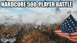 500-Player Battlefield Chaos – The Most Realistic War Simulation! (War of Rights)