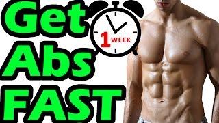 How to Get Abs in 1 Week at Home FAST | You Won't Like Hearing THIS