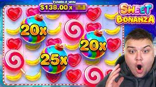 INSANE SPINNING SESSION On SWEET BONANZA!! (HUGE PROFIT)