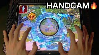 Best HANDCAM 6 Finger iPad Pro 12.9 M2 chip | Solo vs Squad - PUBG Mobile