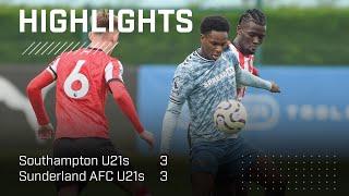 Ogunsuyi Nets Hat Trick | Southampton U21s 3 - 3 Sunderland AFC U21s | PL2 Highlights