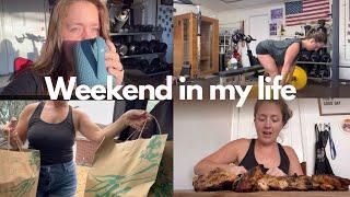 VLOG: weekend, how my husband and I stay financially healthy, workout, meal preps, Whole Foods haul