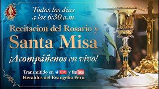 Rosario y SANTA MISA EN VIVO ️NUESTRA SEÑORA DEL CARMEN Martes 16 de Julio 6:30am